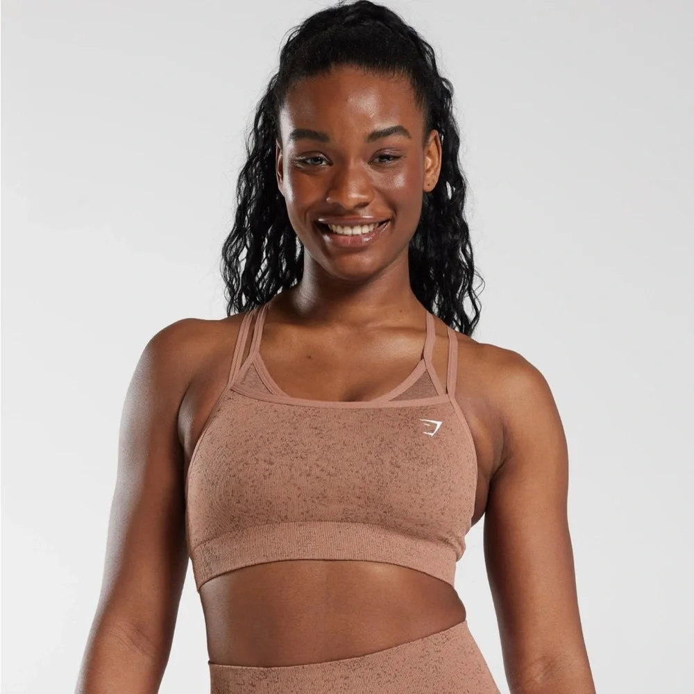 Gymshark Sports Bra Medium Coral - Picture 4 of 4